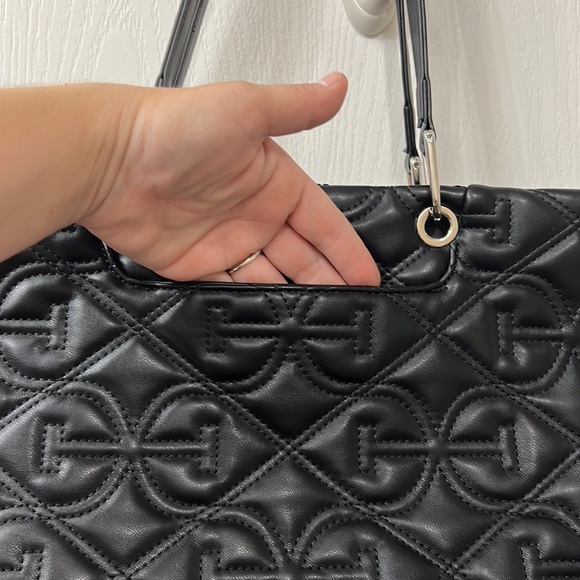 NWT Sam Edelman Black Viviana Monogram Quilt Tote BRAND NEW - Picture 7 of 14